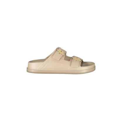 Blauer Ciabatte donna Beige