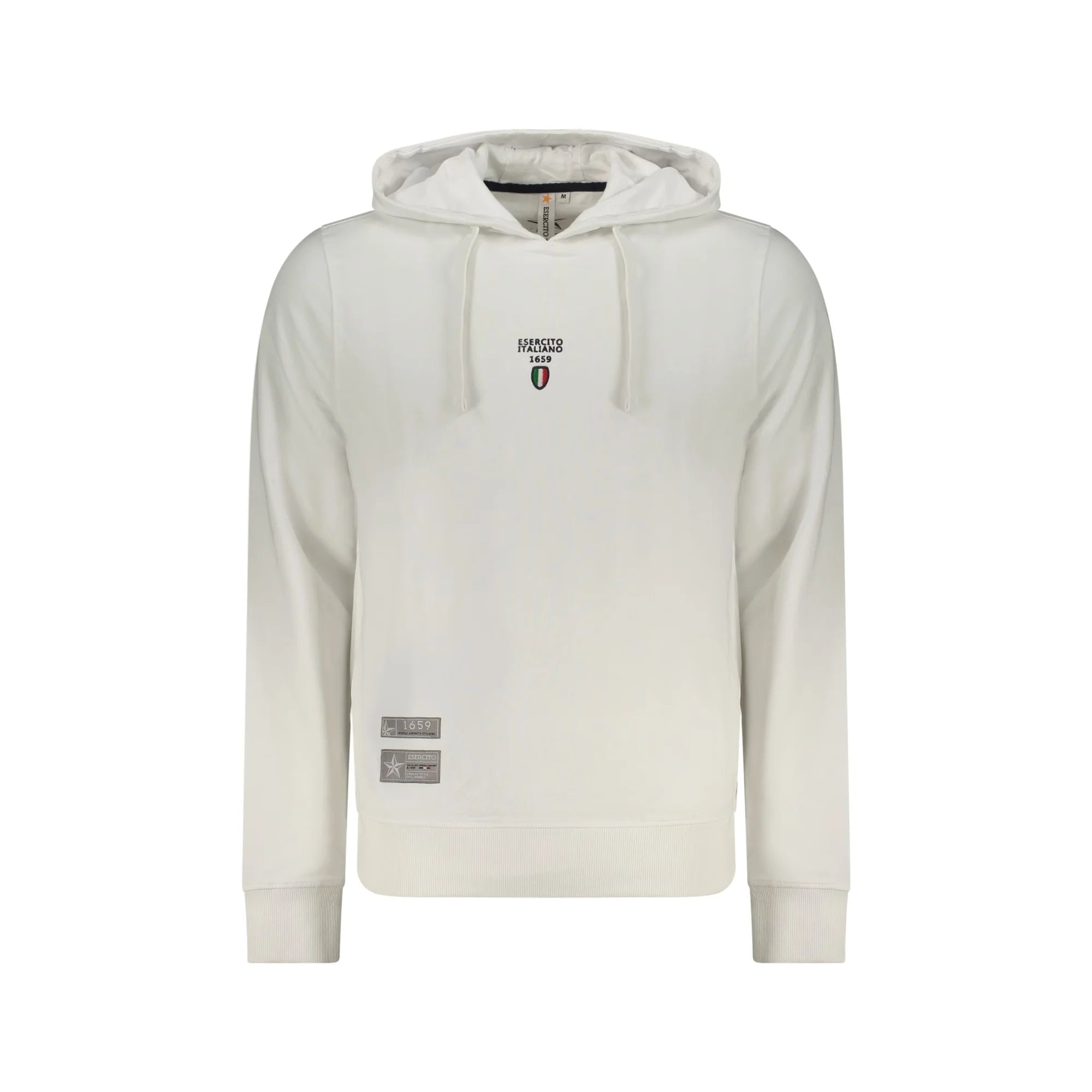 ACCADEMIA MILITARE FELPA SENZA ZIP UOMO BIANCO