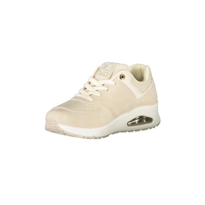 LAURA BIAGIOTTI Sneakers Donna Beige con Lacci e Strass - vista 3