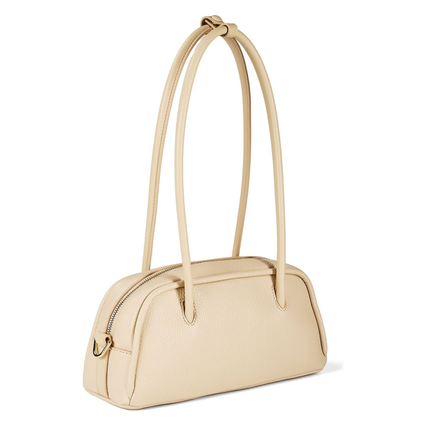 Coccinelle Borsa a Spalla Pelle Donna Beige Logo Borse - vista 3