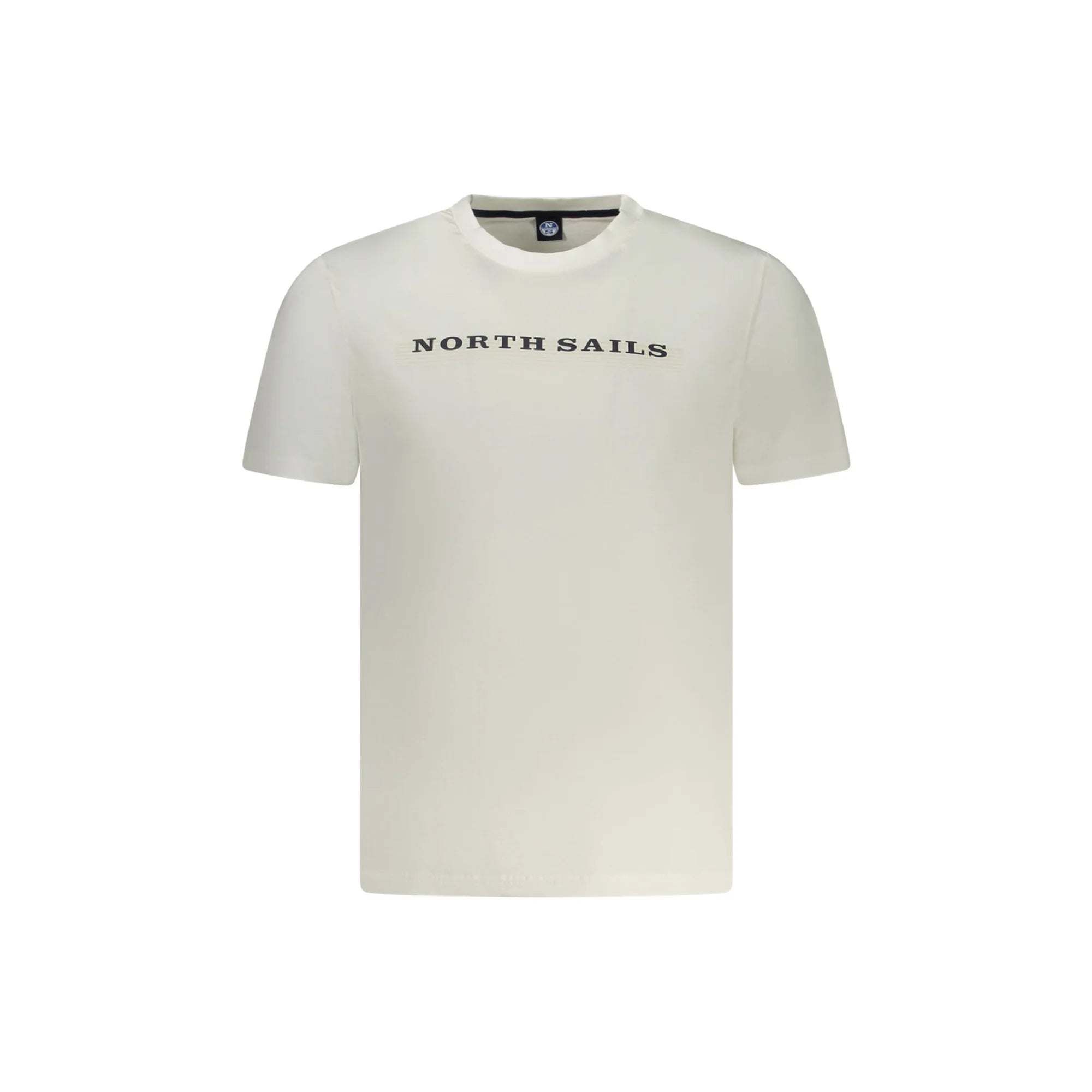 North Sails T-Shirt Uomo Bianca Maniche Corte Stampa Logo Bianco - foto prodotto