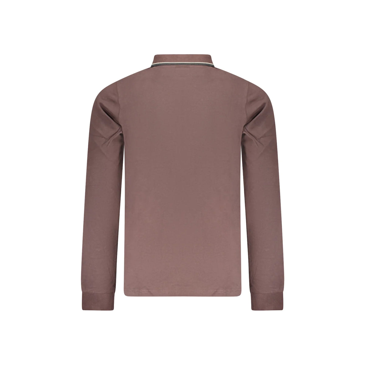 NORWAY 1963 POLO MANICHE LUNGHE UOMO MARRONE