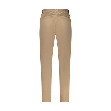 Guess Jeans Pantaloni Uomo Marrone Logo - vista 2