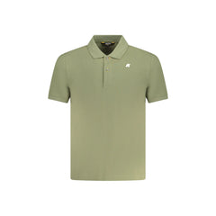 K-Way Polo Maniche Corte Uomo Verde Logo
