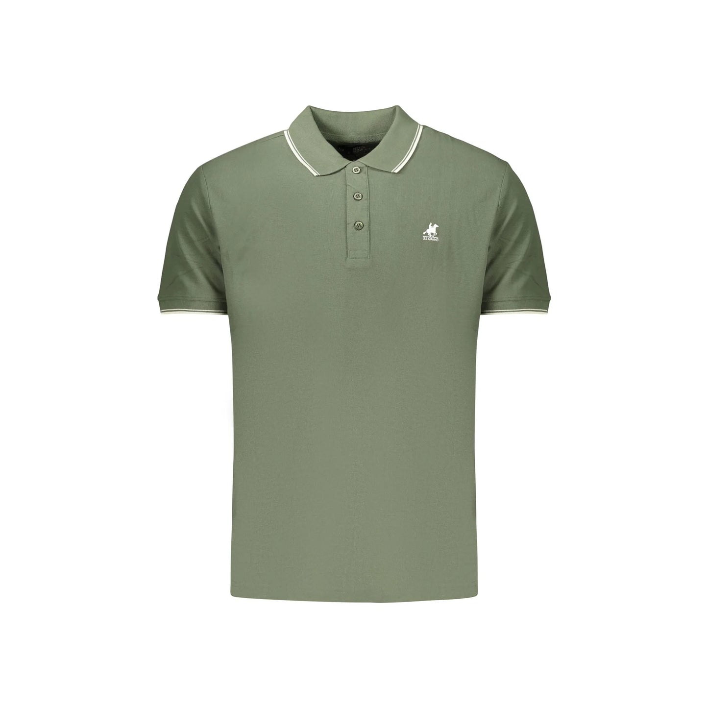 U.S. GRAND POLO MANICHE CORTE UOMO VERDE