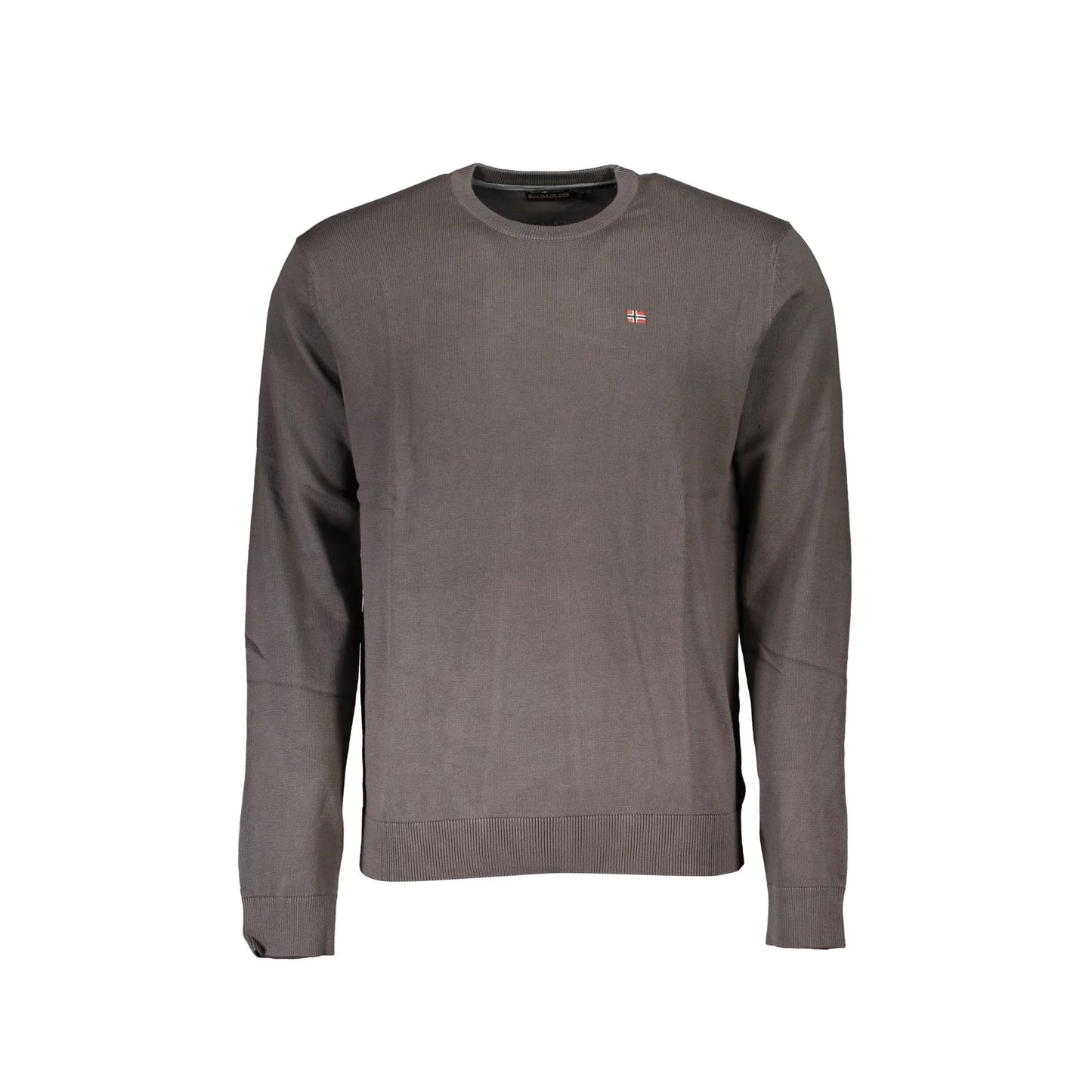 Napapijri Maglia Uomo Grigia Ricamo Maglie Grigio - foto prodotto