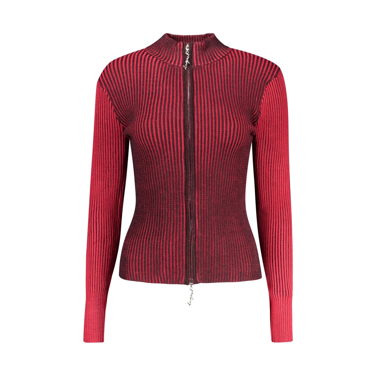 DESIGUAL CARDIGAN DONNA ROSSO
