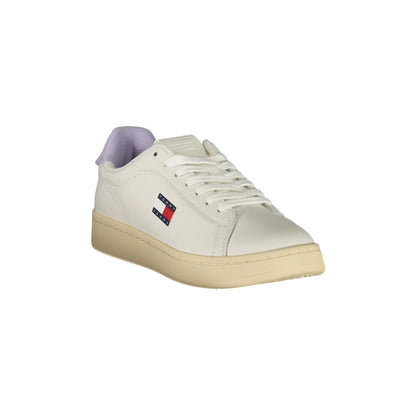 TOMMY HILFIGER Sneakers Donna Bianche con Dettagli in Glicine bianco - vista 2