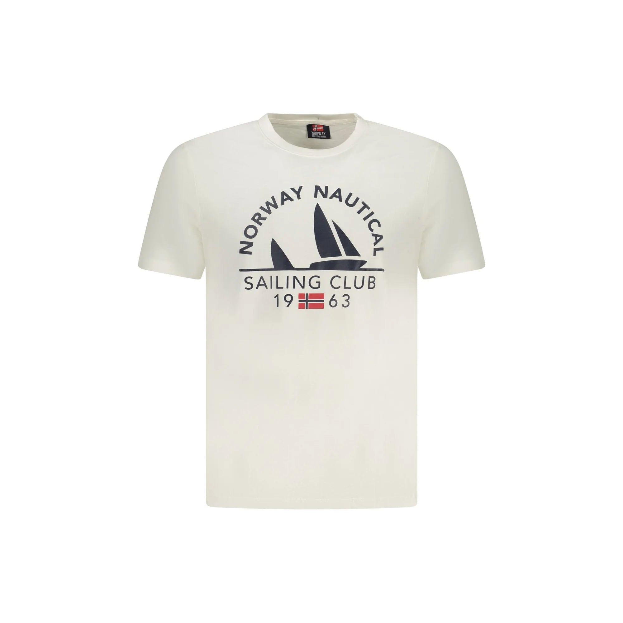 NORWAY 1963 T-SHIRT MANICHE CORTE UOMO BIANCO
