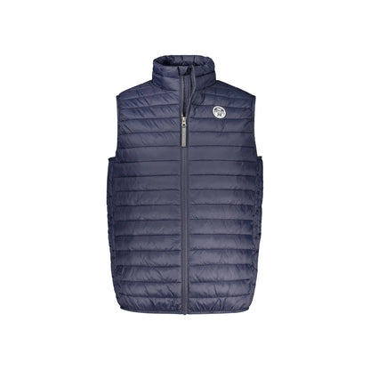 North Sails Smanicato Uomo Blu con Logo Giubbotti e Giacche - foto prodotto