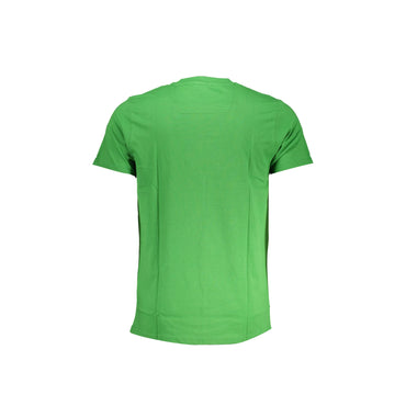 Cavalli Class T-Shirt Maniche Corte Uomo Verde Stampa Logo - vista 2