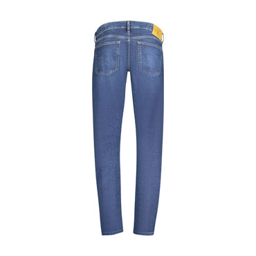 Calvin Klein Jeans Uomo Blu Slim Tapered Logo - vista 2