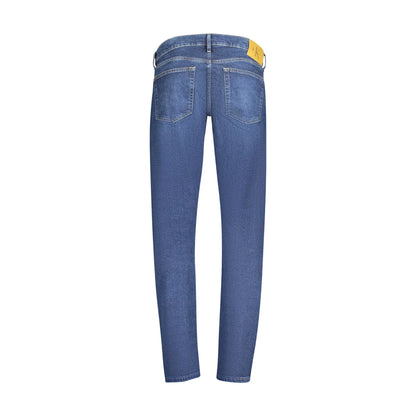 Calvin Klein Jeans Uomo Blu Slim Tapered Logo - vista 2