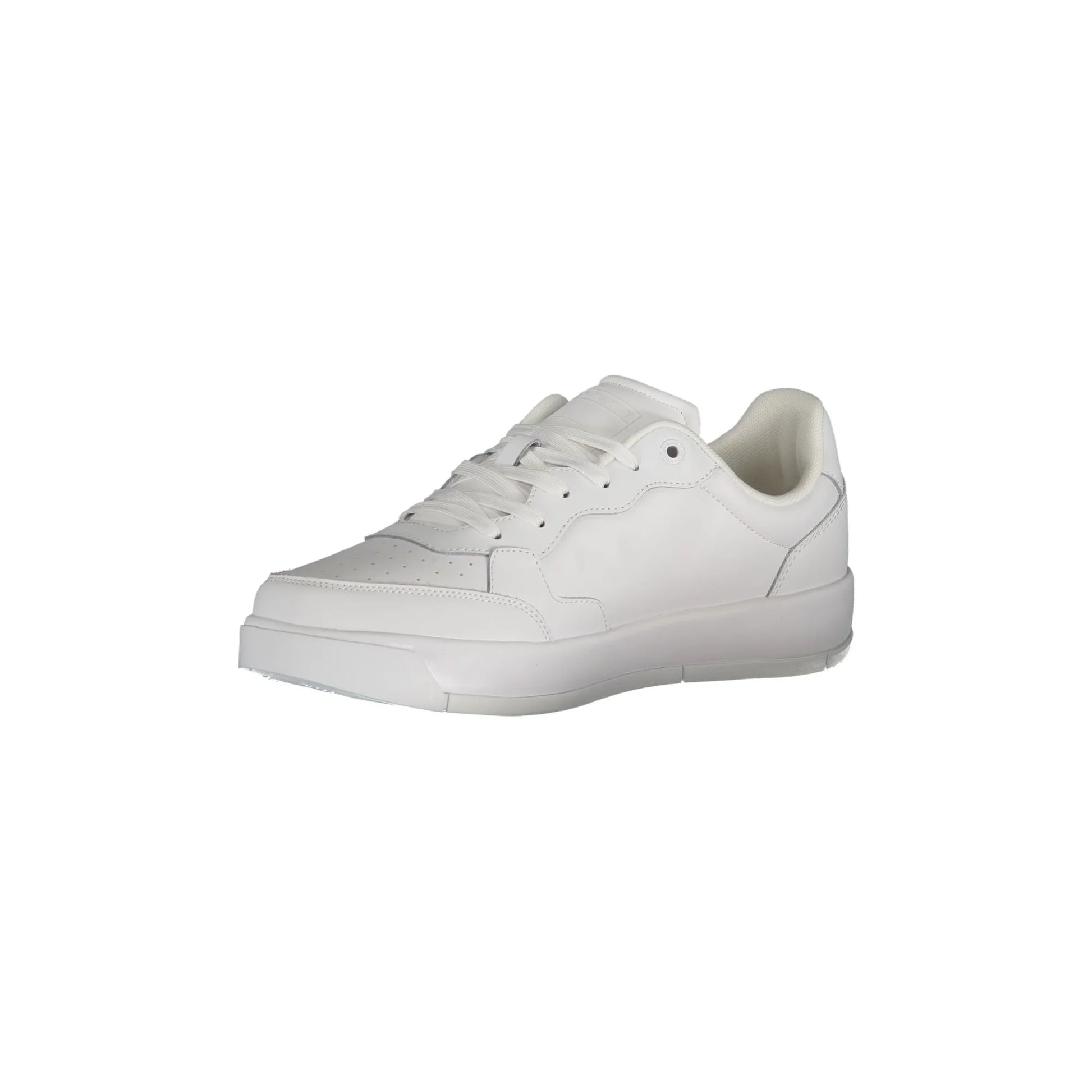 TOMMY HILFIGER Scarpe Sneakers Uomo Bianche con Logo Stampato bianco - vista 3