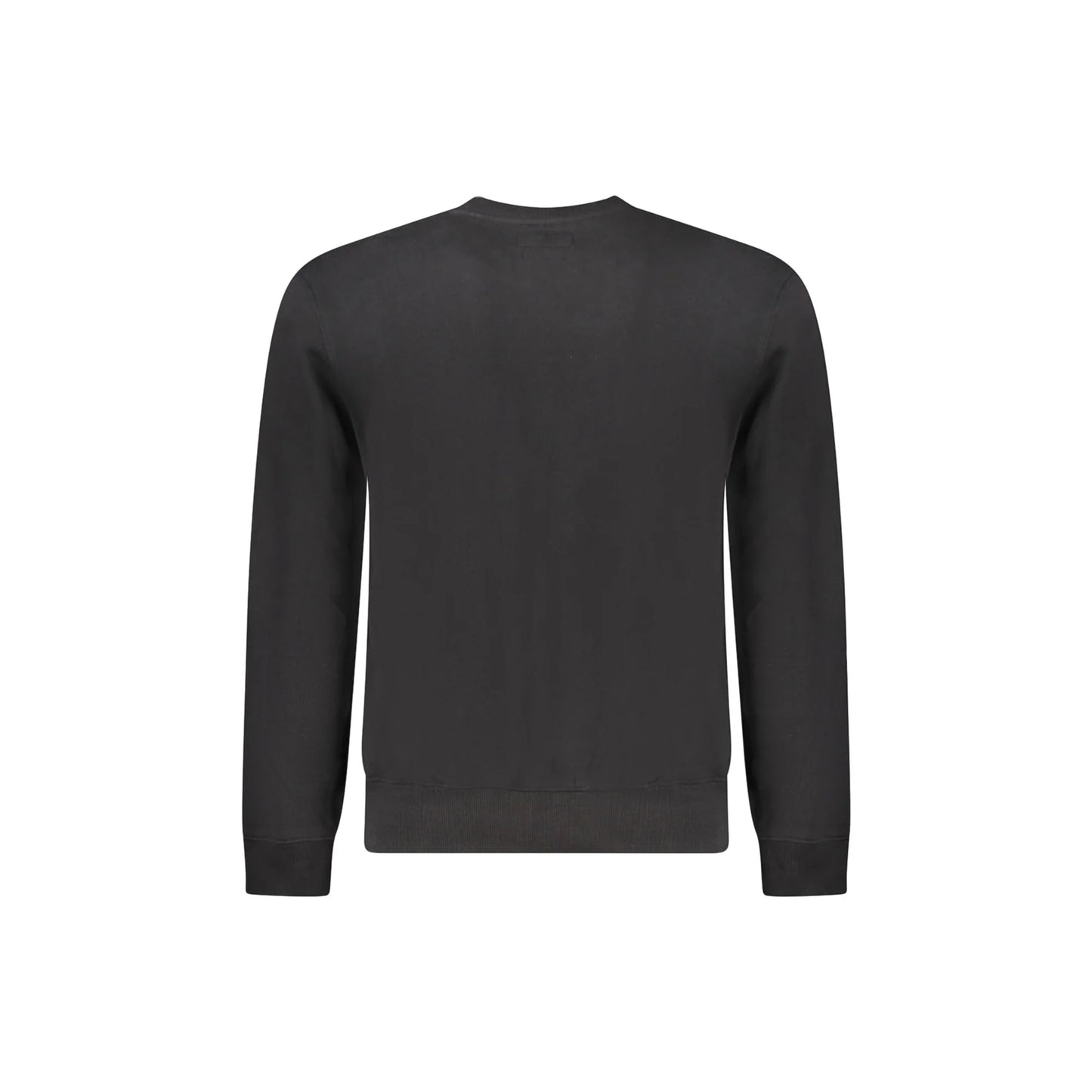 Guess Jeans Felpa Maniche Lunghe Uomo Nera Logo Felpe nero - vista 2