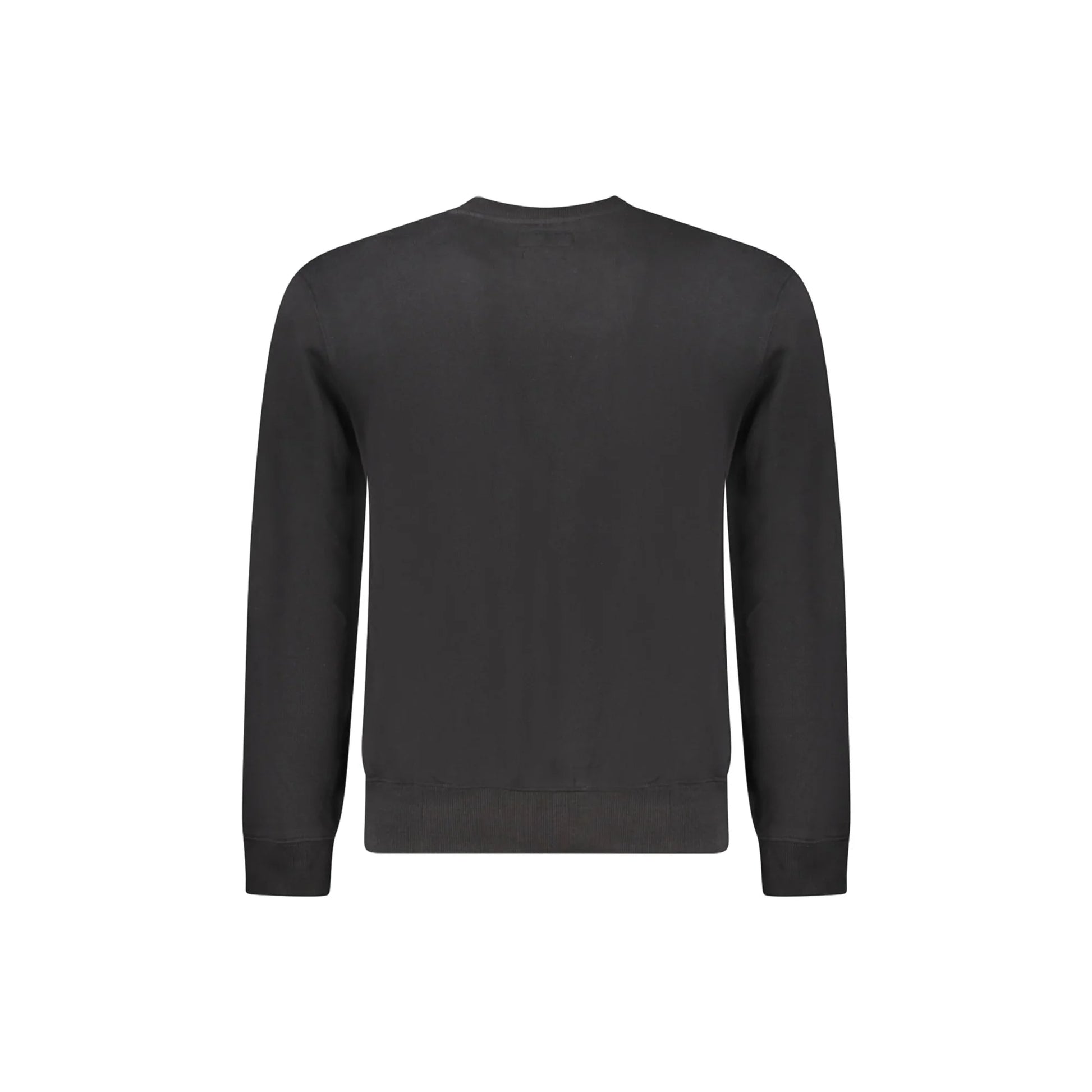 Guess Jeans Felpa Maniche Lunghe Uomo Nera Logo Felpe nero - vista 2