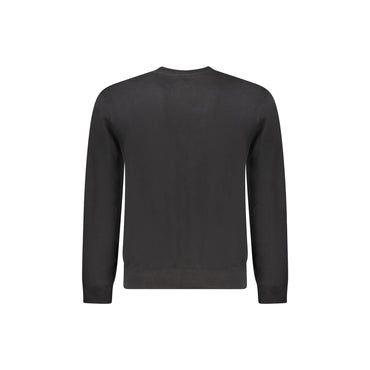 Guess Jeans Felpa Maniche Lunghe Uomo Nera Logo Felpe nero - vista 2