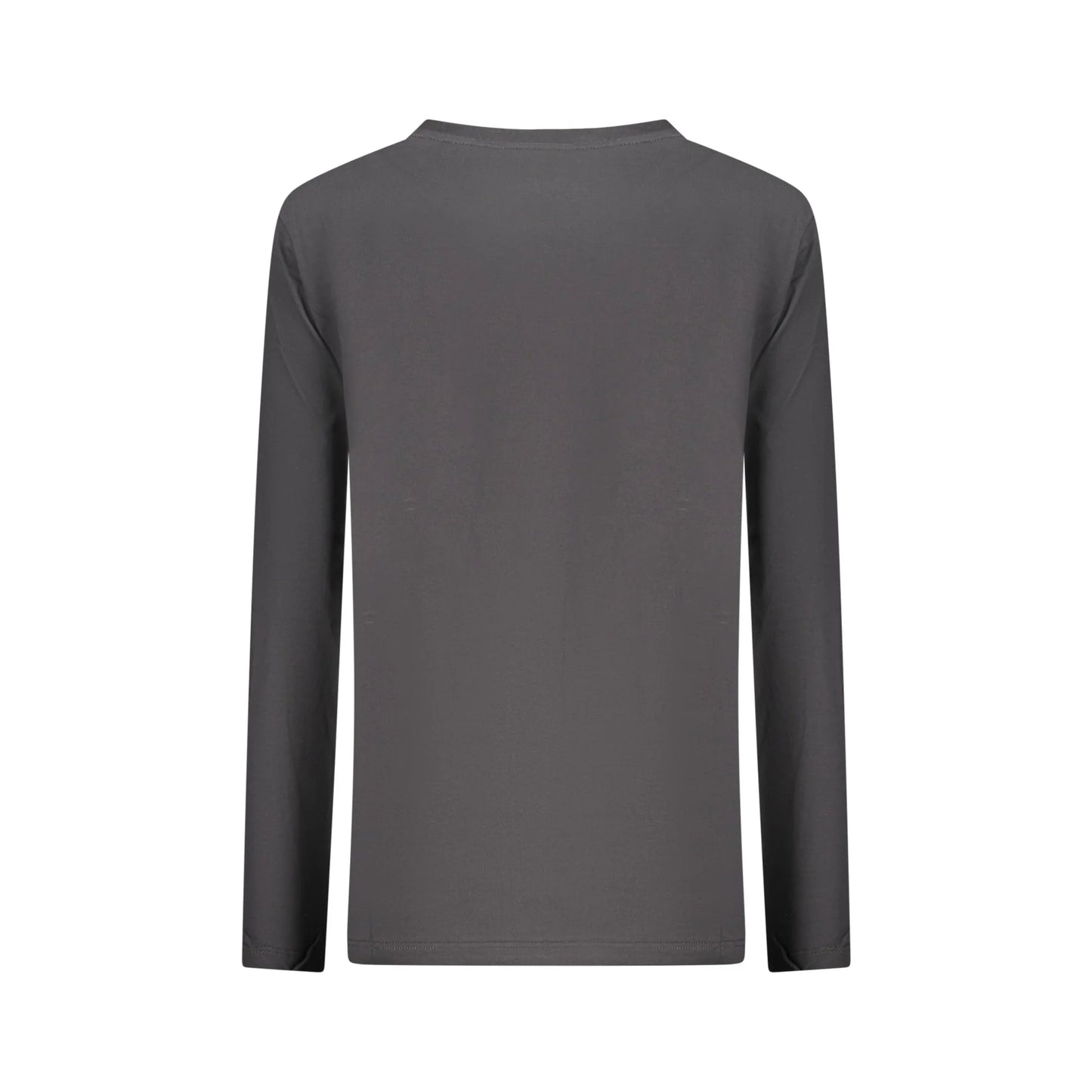North Sails T-Shirt Maniche Lunghe Donna Nera Stampa in Rilievo Logo nero - vista 2