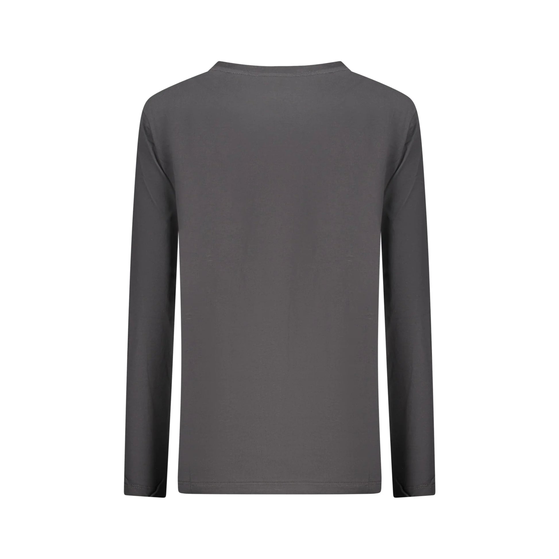 North Sails T-Shirt Maniche Lunghe Donna Nera Stampa in Rilievo Logo nero - vista 2