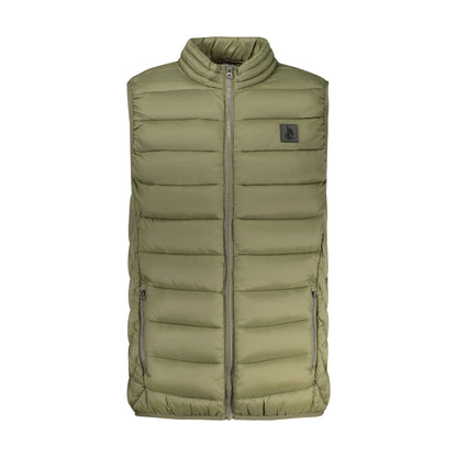 Marina Yachting Smanicato Uomo Verde Zip Logo Giubbotti e Giacche - foto prodotto