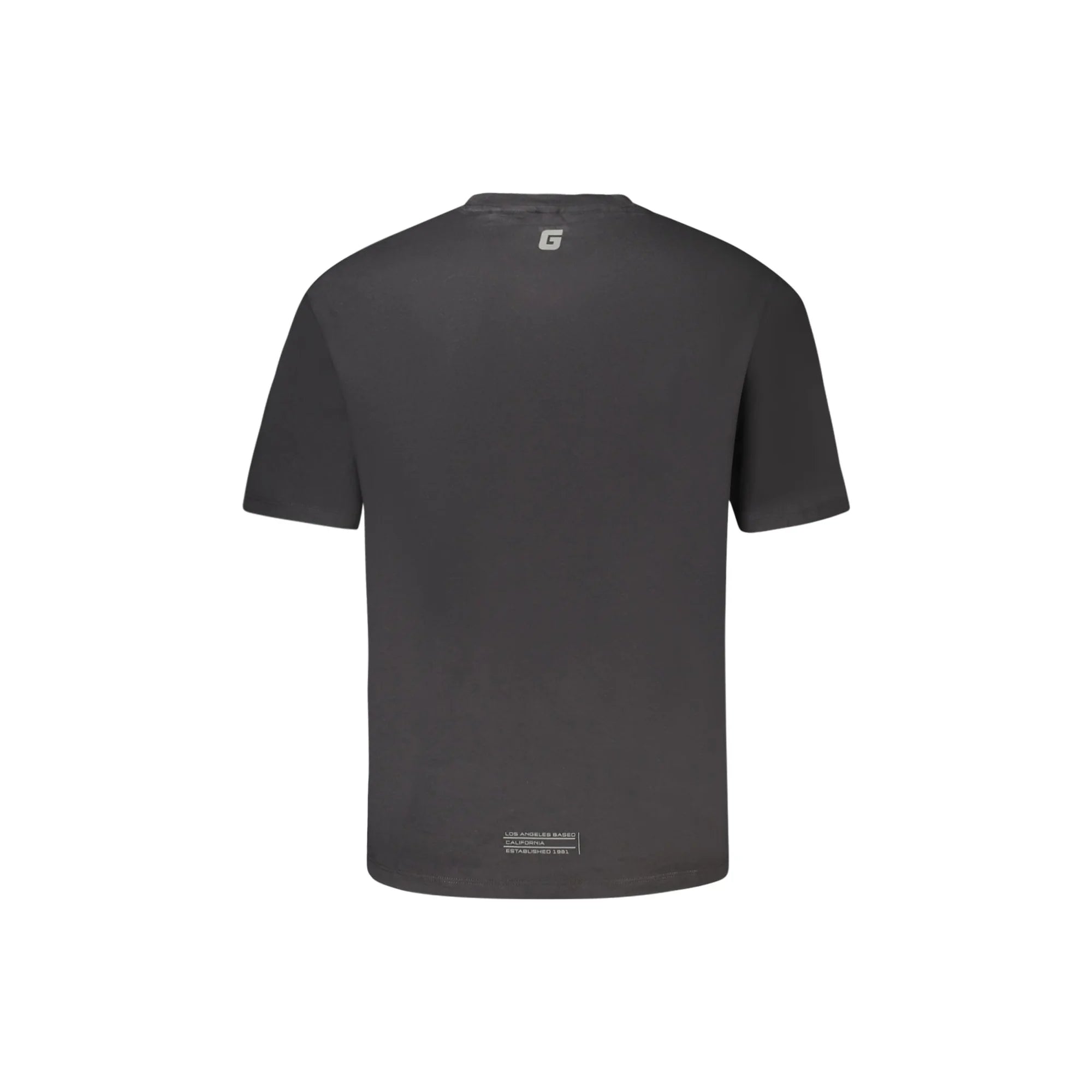 GUESS JEANS T-SHIRT MANICHE CORTE UOMO NERO