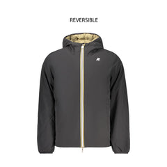 K-Way Giubbotto Maniche Lunghe Uomo Nero Logo