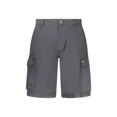 Napapijri Short Bermuda Uomo Nero Ricamo