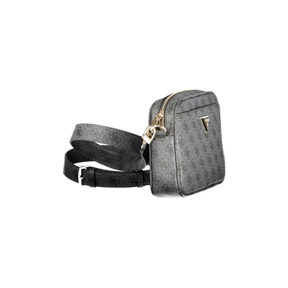 Guess Jeans Borsa a Tracolla Donna Nera Logo Borse nero - vista 3