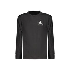 T-shirt à manches longues unisexe noire Jordan logo brodé