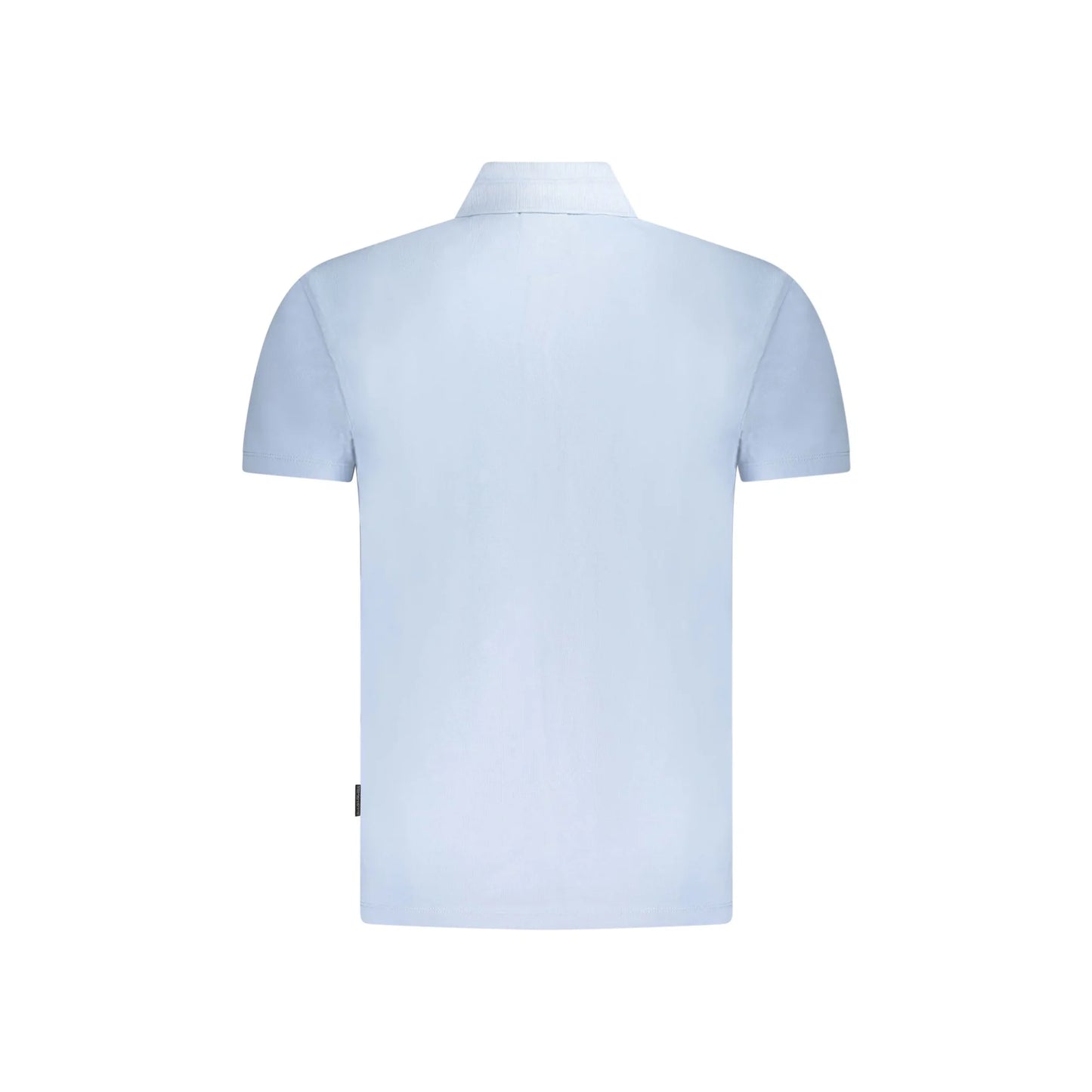 Napapijri Polo Maniche Corte Uomo Azzurra Ricamo azzurro - vista 2