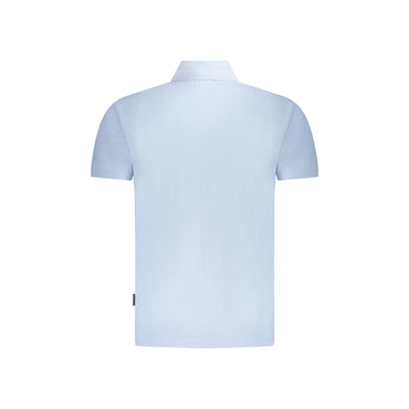 Napapijri Polo Maniche Corte Uomo Azzurra Ricamo azzurro - vista 2