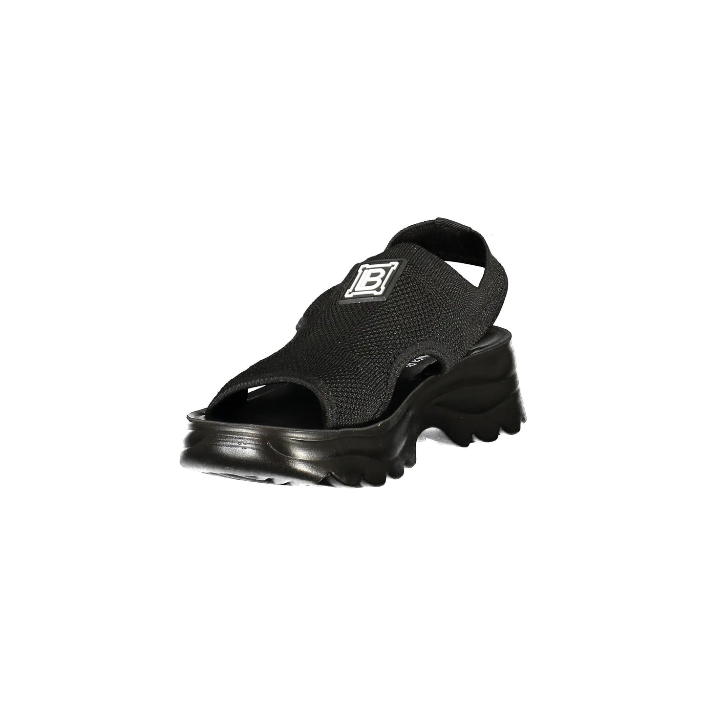 Laura Biagiotti Sandali Sandali Donna Nero Logo - vista 3