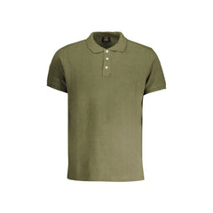 Norway 1963 Polo Maniche Corte Uomo Verde Ricamo