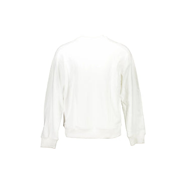 Calvin Klein Felpa Maniche Lunghe Uomo Bianca Stampa Felpe bianco - vista 2