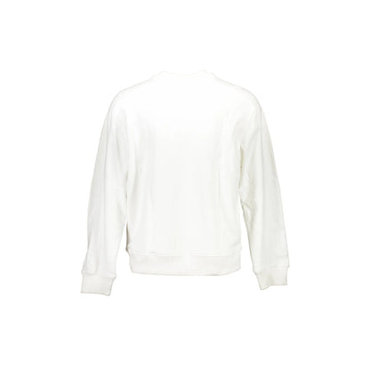Calvin Klein Felpa Maniche Lunghe Uomo Bianca Stampa Felpe bianco - vista 2