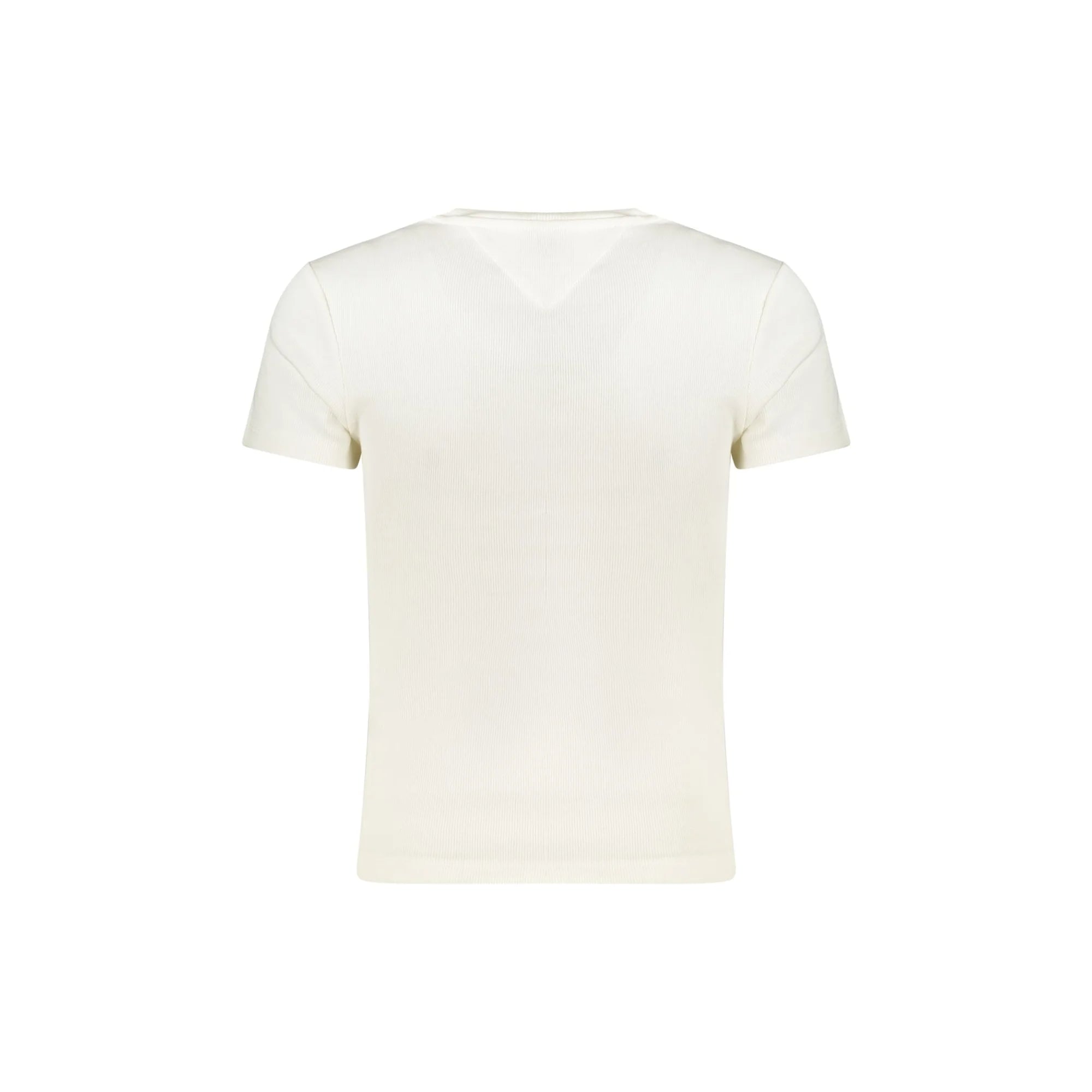 TOMMY HILFIGER T-SHIRT MANICHE CORTE DONNA BIANCO