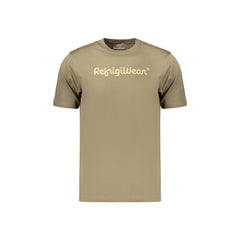 Refrigiwear T-Shirt Maniche Corte Uomo Verde Stampa