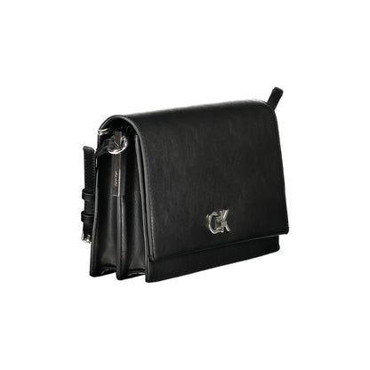 Calvin Klein Borsa a Spalla Donna Nera Logo Borse nero - vista 3