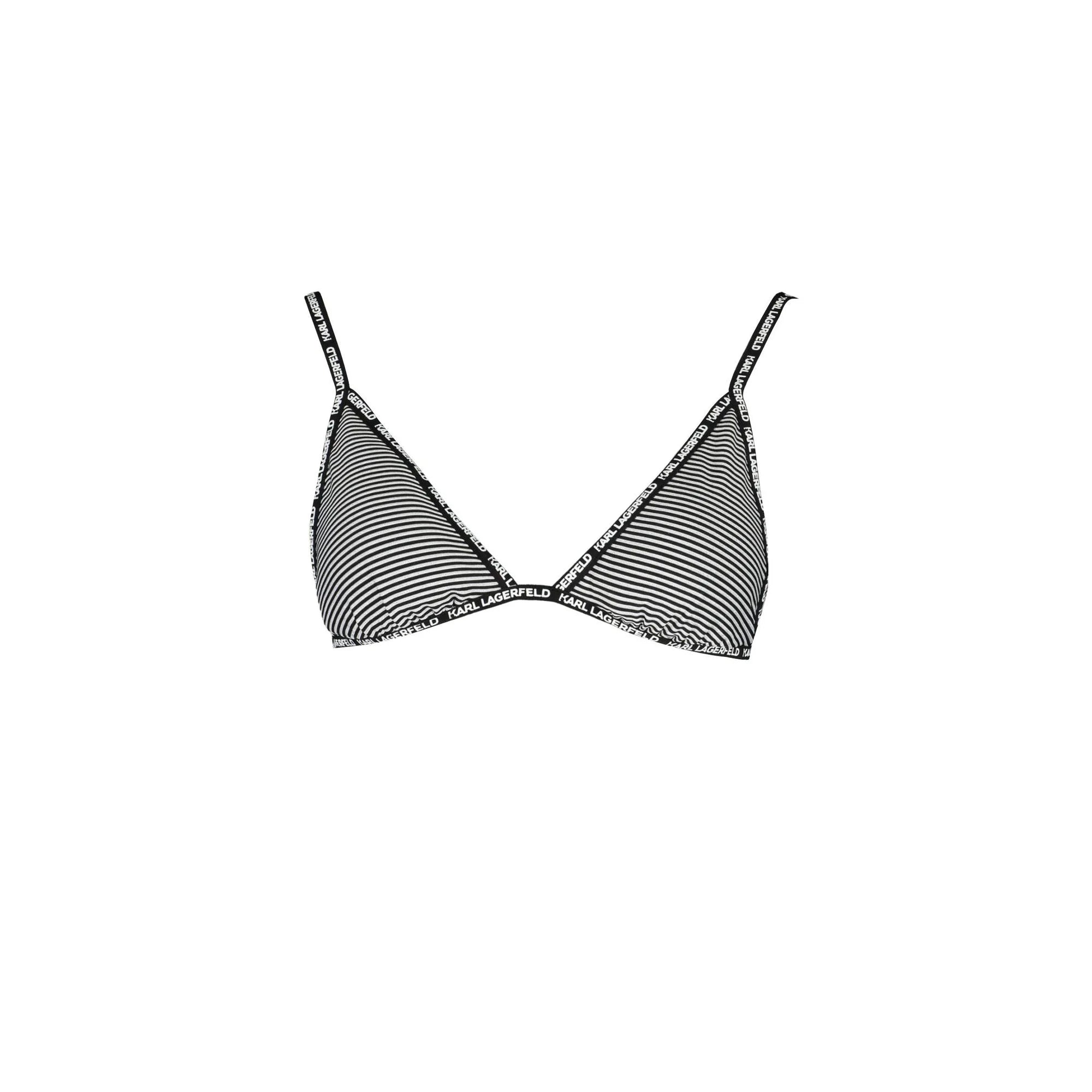 Karl Lagerfeld Beachwear Costume Mare Donna Nero Stampa - foto prodotto