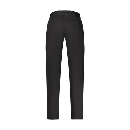 Boss Pantaloni Uomo Nero Tapered Fit Logo - vista 2