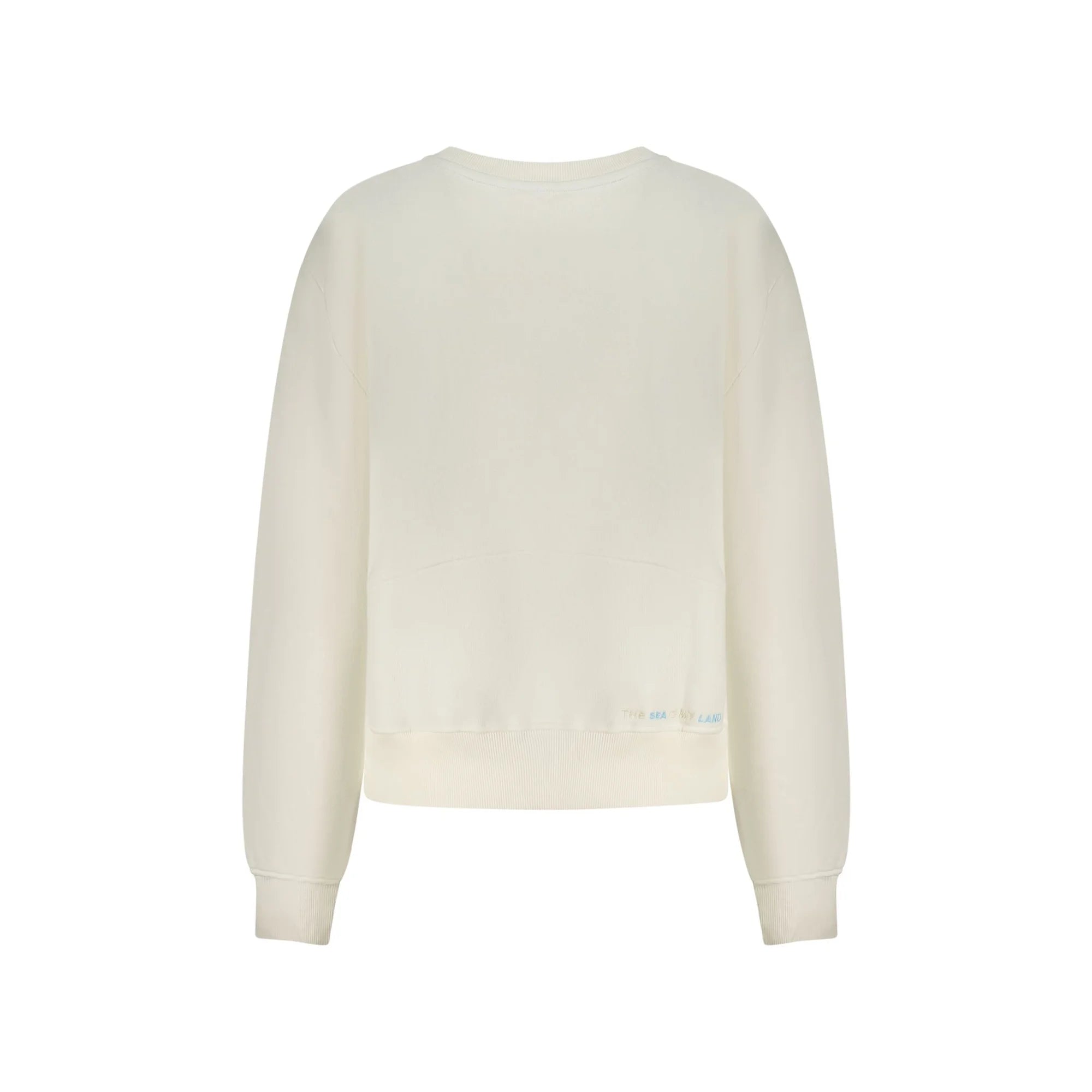 North Sails Felpa Maniche Lunghe Donna Bianca Ricamo Felpe bianco - vista 2