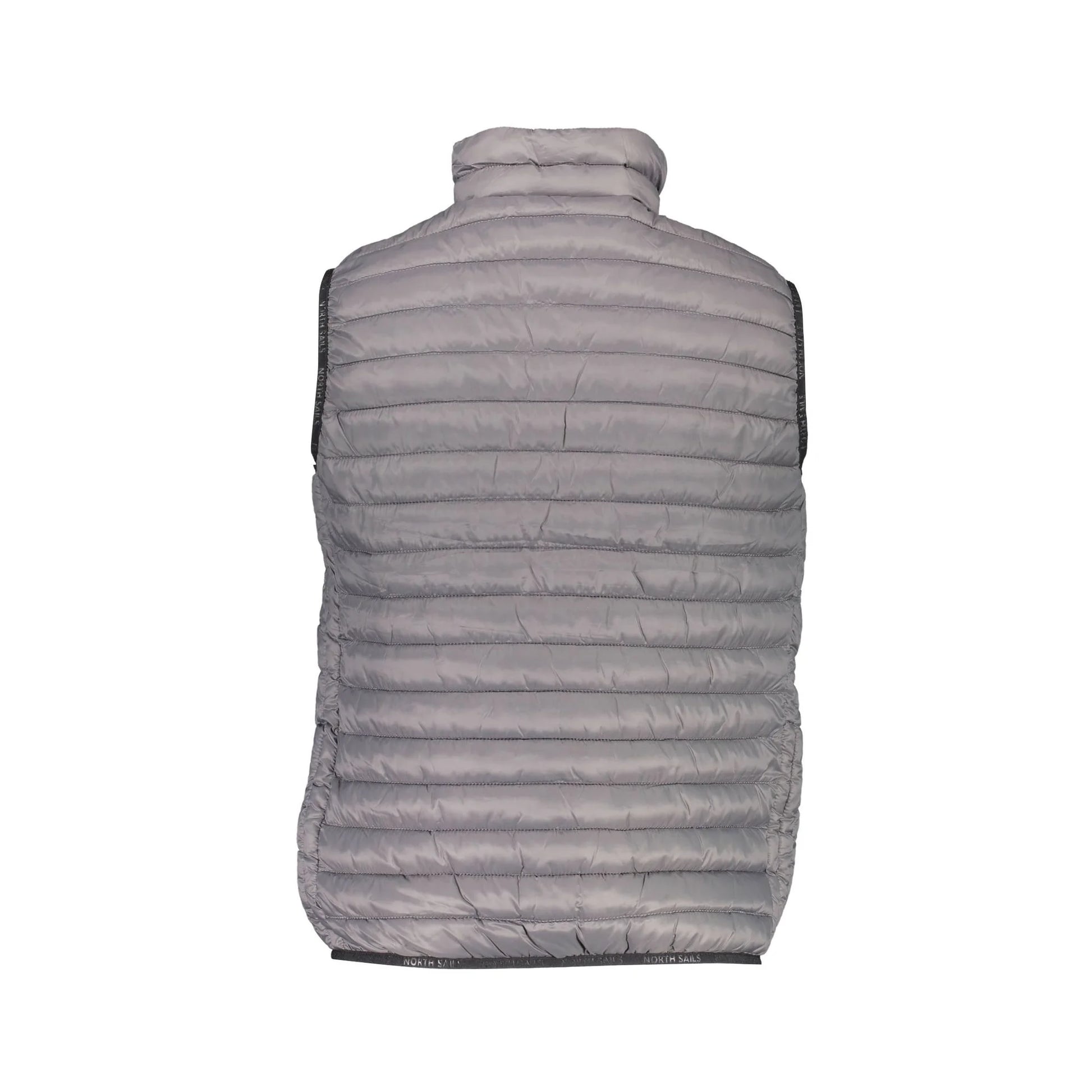North Sails Smanicato Uomo Grigio con Logo Giubbotti e Giacche - vista 2