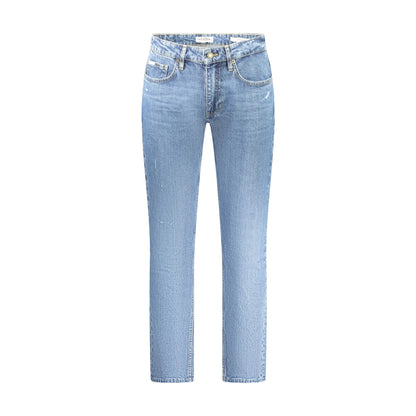 Guess Jeans Uomo Blu Effetto Slavato Logo - foto prodotto