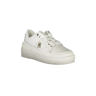 TOMMY HILFIGER Scarpe Sportive Donna Bianche con Dettagli a Contrasto Sneakers bianco - vista 2