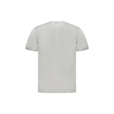 North Sails T-Shirt Maniche Corte Uomo Grigia Stampa Logo grigio - vista 2