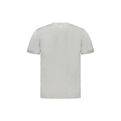 North Sails T-Shirt Maniche Corte Uomo Grigia Stampa Logo grigio - vista 2