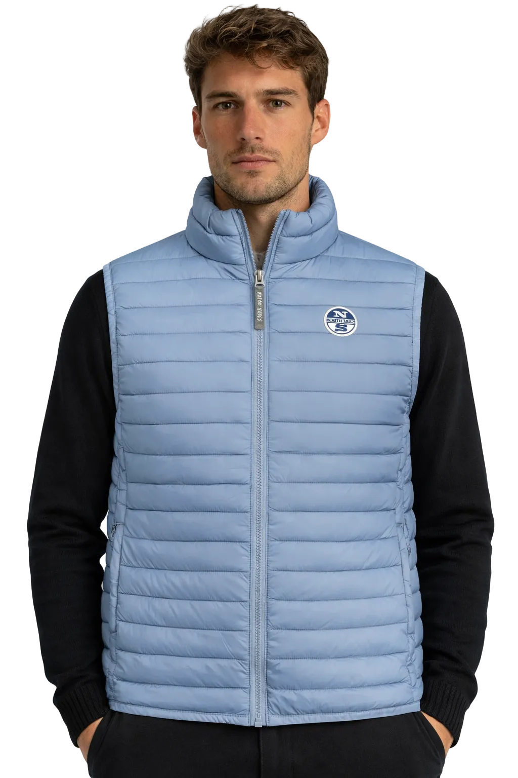 North Sails Giubbotto Uomo Blu Logo Giubbotti e Giacche - foto prodotto
