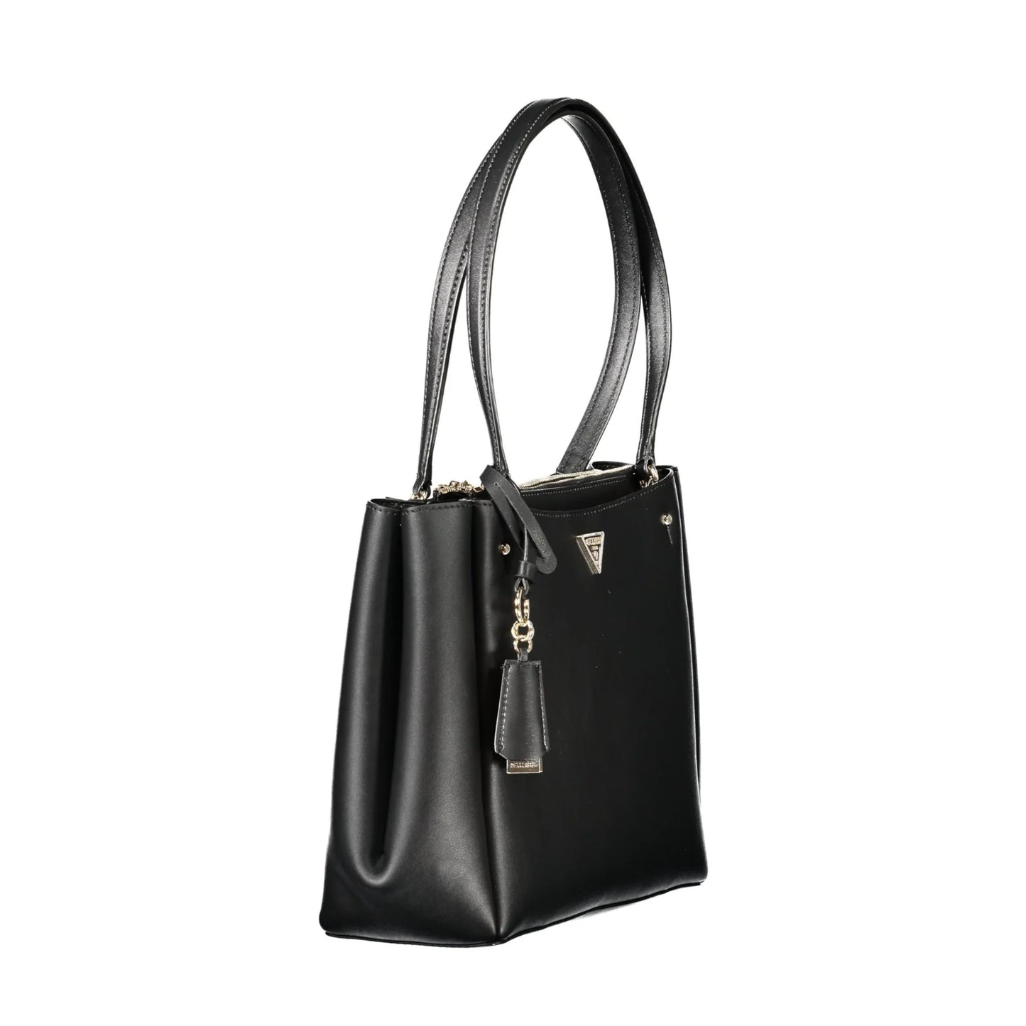 Guess Jeans Borsa a Spalla Donna Nera Logo Borse nero - vista 3