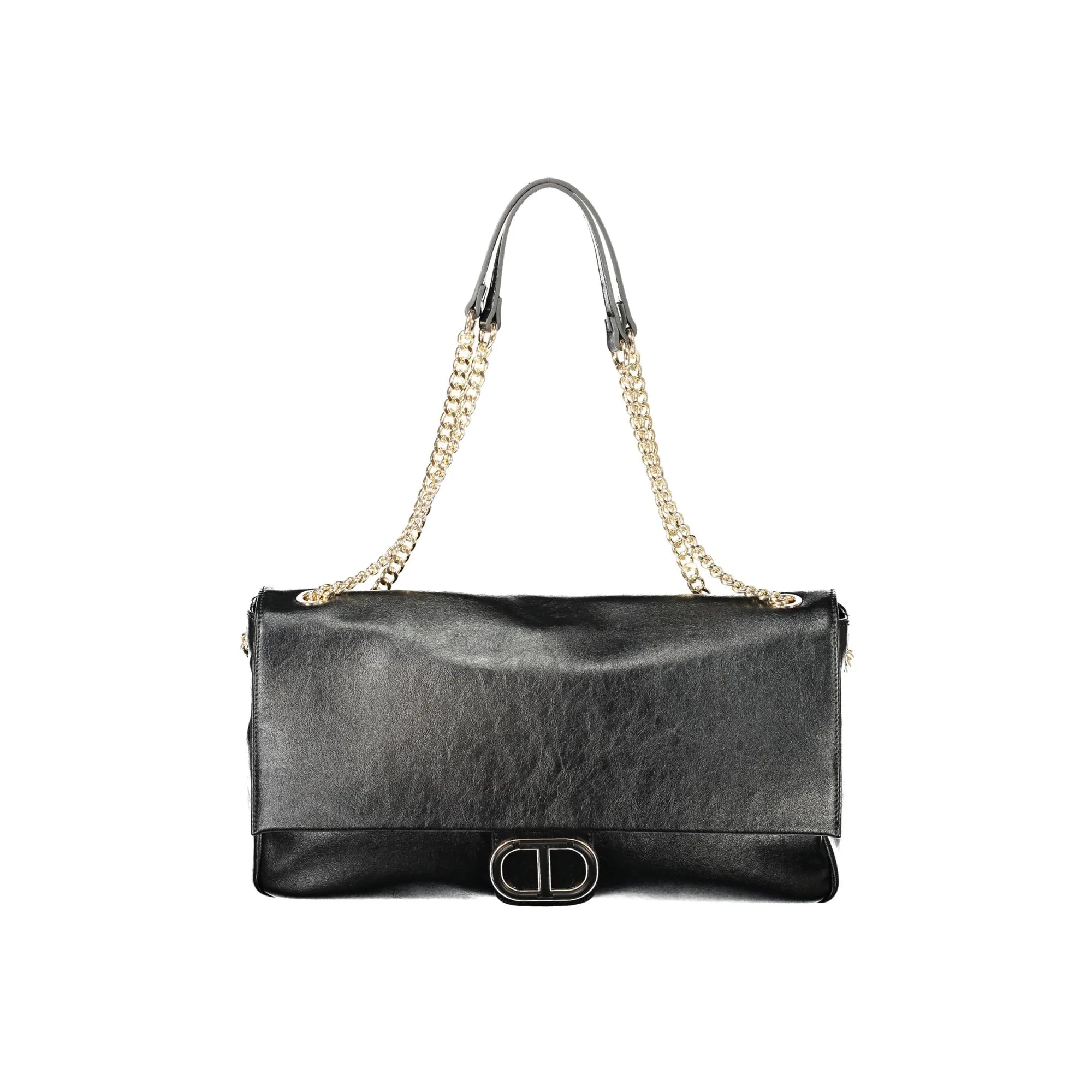 Twinset Borsa a Tracolla Donna Nera Logo Borse Nero - foto prodotto