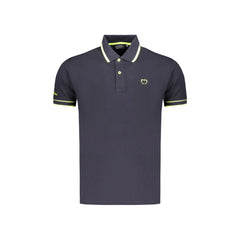 Baci&Abbracci Polo Kortærmet Mand Blå Broderi